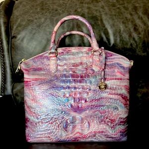 NWT Brahmin Large Duxbury Satchel in Aura color! Smoke free home. Priced to sell